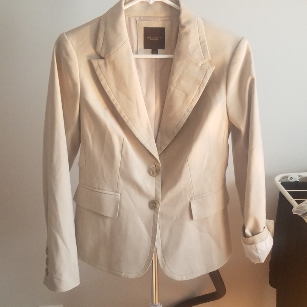 Limited Collection neutral suit jacket size 4